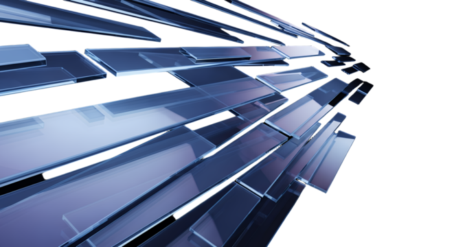 Abstract Blue Glass Technology Background Futuristic Design Digital Data Network Concept