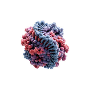 Microscopic 3D Render of a Nucleosome, DNA, Chromatin Structure, Genetic Material