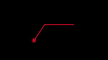 Animation of HUD elements callout for Mega Sale text on black background 4K video. - Powered by Adobe