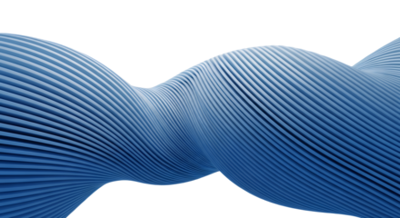 Abstract Blue Wave Pattern Dynamic Flowing Lines Modern Design Element Seamless Background Texture