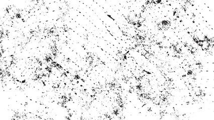 Obraz premium Dark Grainy Distressed Texture. Black Overlay Effect on White Background
