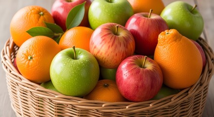 Apples and Oranges in Basket
