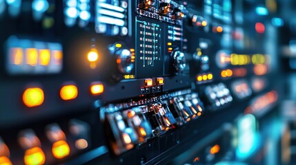 Naklejka premium Control panel technology