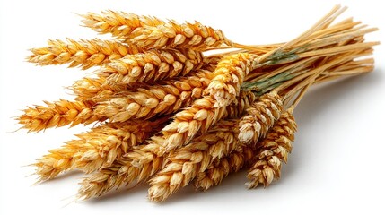 Wheat Stalks with Natural Golden Color