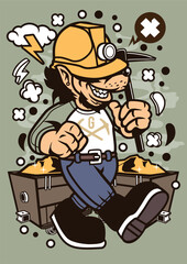 T shirt design with vintage design