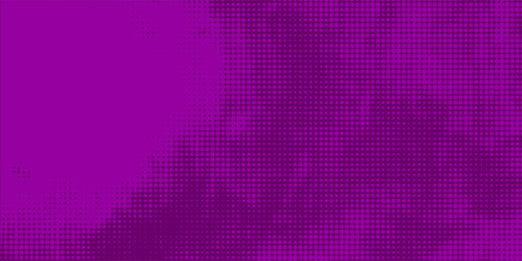 Abstract dot halftone purple color pattern gradient texture background. Used for graphics  pop art comics style.