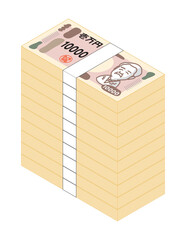 10000円札の札束