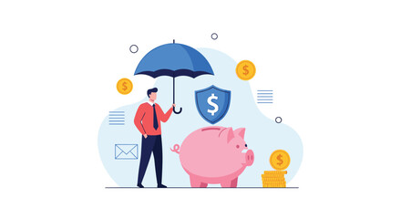 Financial security protection safeguarding your savings investments against future risks