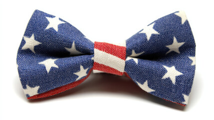 Stylish American Flag Bowtie with Stars and Stripes Perfect for Patriotic Celebrations and Formal Occasions
