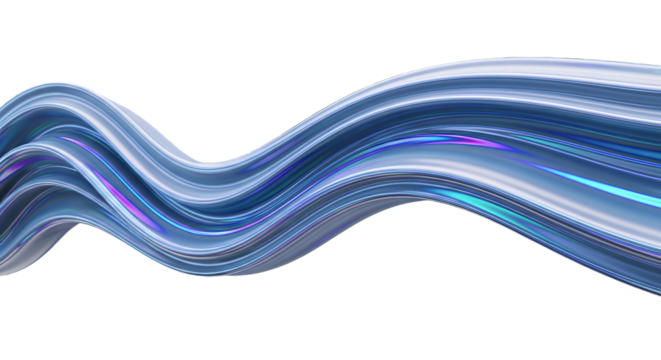 Blue Abstract Liquid Flowing Ribbon Wave Motion Background for Website Design and Digital Art