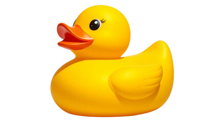 Duck Toy PNG, Cute Rubber Duck for Kids, Transparent Background, Baby Bath Toy Illustration, Childhood and Plaything Design