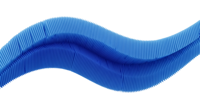 Microscopic Nematode Worm Close Up Detailed Blue Scientific Illustration Biology Research Stock Photo