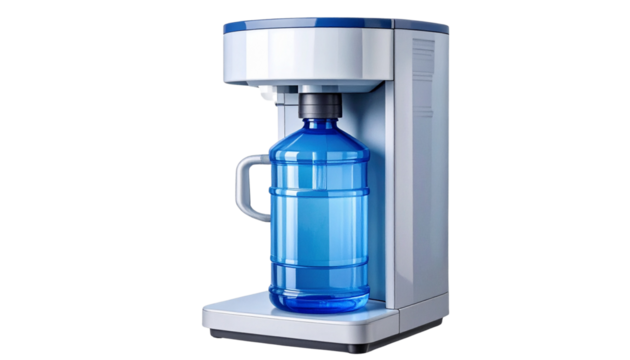 Dispenser PNG, Modern Liquid or Soap Dispenser with Pump, Transparent Background, Household and Office Accessory Illustration, Hygiene and Cleaning Design - Powered by Adobe