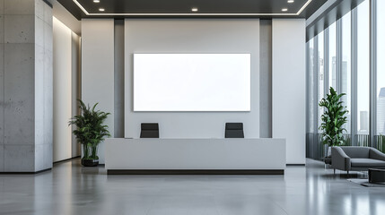 Blank billboard set in diverse environments