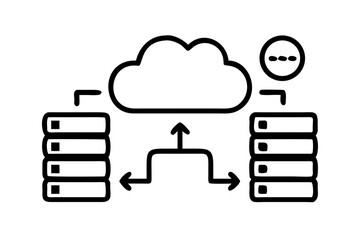 Cloud computing network diagram