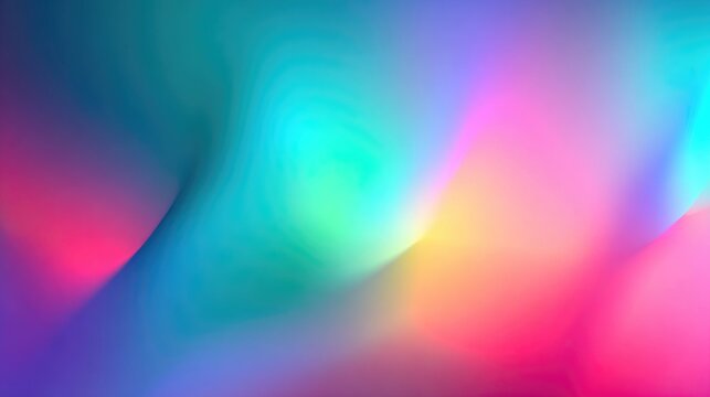 Bright Abstract Neon Gradient Background