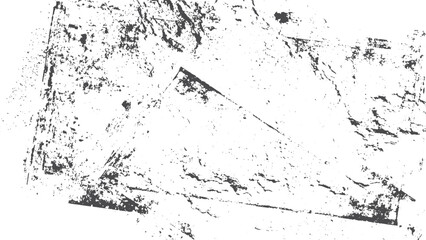 Distressed abstract vector background with fine grain grunge overlay. Black and white grunge scratched texture with debris and dust particles. 