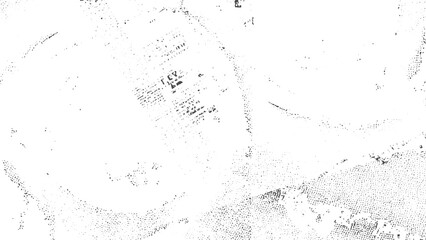 Small debris particles and dust abstract vector noise background. Grunge grain scratched texture black and white distressed background. 