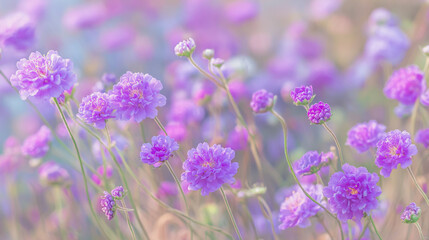 Naklejka premium Elegant wedding invitation card background watercolor pictures Natural little a Gerbera flower field in a lifestyle style expressing wonder with pastel floral shades and golden lighting harmony