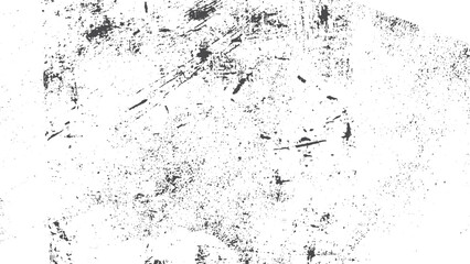Grunge black and white background abstract cracks chips texture. Dirty monochrome worn surface texture with grain noise effect. 