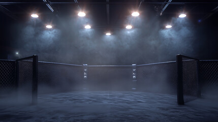 Sports backgrounds with basketball, boxing, football, MMA, and racing arenas