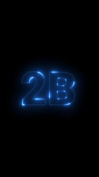 2B Like, view, Followers and subscribers celebration concept. social media milestone motion graphics animation, online audience engagement and celebrating follower achievements on a black background