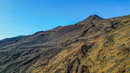 Scenic aerial landscape of El Hierro Island, Canary Archipelago, Spain, Europe