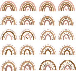 Set of Cute Rainbow for Decoration