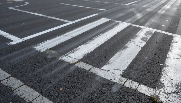 Pedestrian crossing in the city