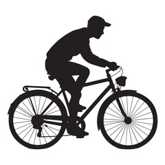 Obraz premium Silhouette of a Bicycle