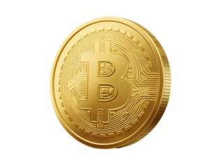 Luxurious and Intricate Golden Bitcoin, A Symbol of Digital Currency Dominance and Innovation