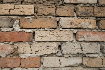 Obraz premium Weathered old brick wall texture background