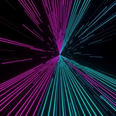 Neon Flux Tunnel