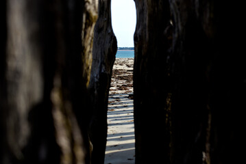 Plage du Sillon &agrave; Saint-Malo - brise-lames
