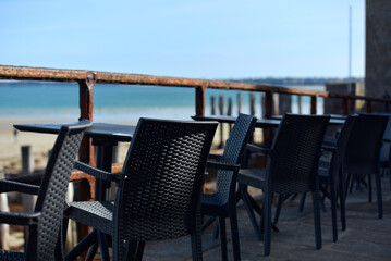 Plage du Sillon à Saint-Malo - terrasse