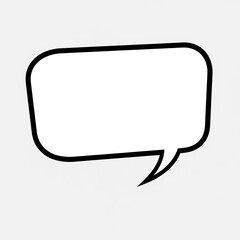 Blank Comic Speech Bubble Template 11