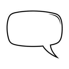 Blank Comic Speech Bubble Template 4