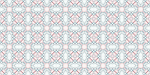 Seamless abstract pattern. Wide carpet pattern. Abstract banner background. Art woven background