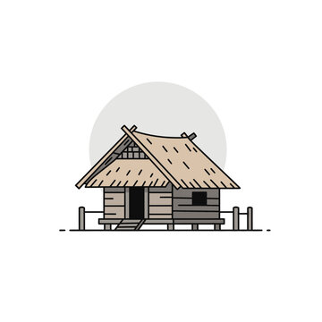 Bungalow clip art preview