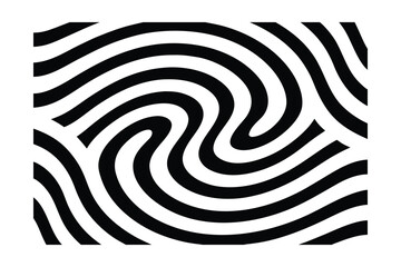 Obraz premium Psychedelic Optical Illusion Waves with Pink Curves and Colorful Abstract Lines