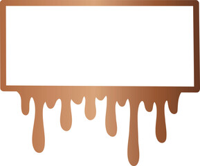 Chocolate Drip Frame 