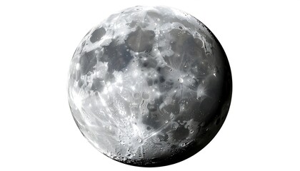 Naklejka premium Realistic moon image