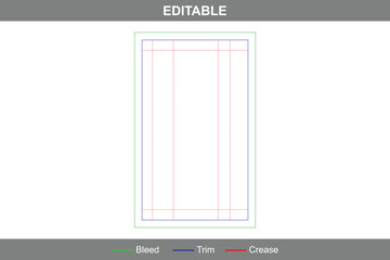 Sachet chocolate package and milk powder pouch dieline with editable vector die line, printable packaging template, folding design, and professional product layout