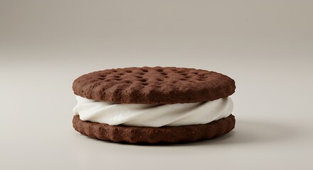 Chocolate Sandwich Cookie with Cream Filling.