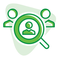 Customer Focus Vector Illustration Icon Design for Service Excellence and Client Relationship Management
