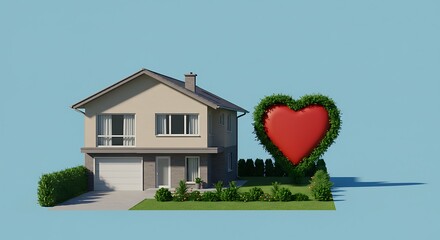 Home Sweet Home: A Heartfelt Rendering