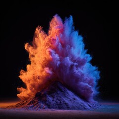Colorful Powder Explosion
