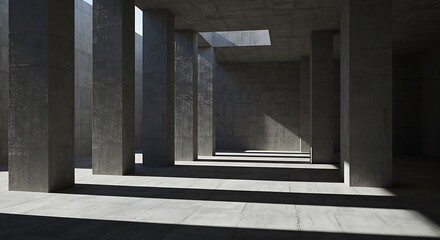 Concrete Labyrinth: Sunlit Shadows