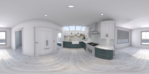 interior of a modern kitchen