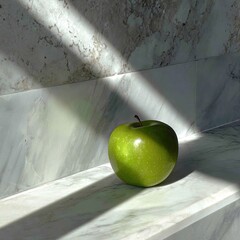 Green Apple in Sunlight